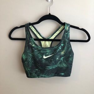 Green Nike Sports Bra